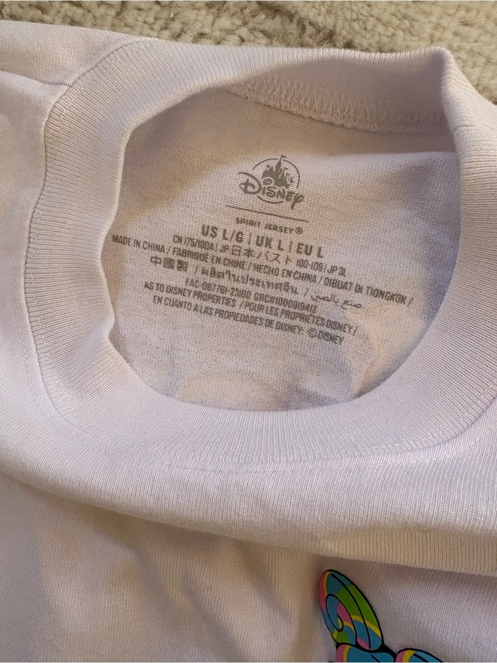 Walt Disney World Lollipop Spirit Jersey NWT - Picture 6 of 6